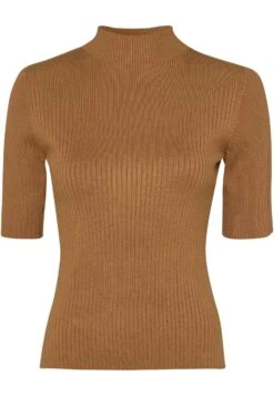 Zero T-shirt Basic - Tobacco Brown 10 Zero T-shirt Basic - Tobacco Brown -Ulla Popken Sklep 0118e597aae340eaa7d402097a1e52be