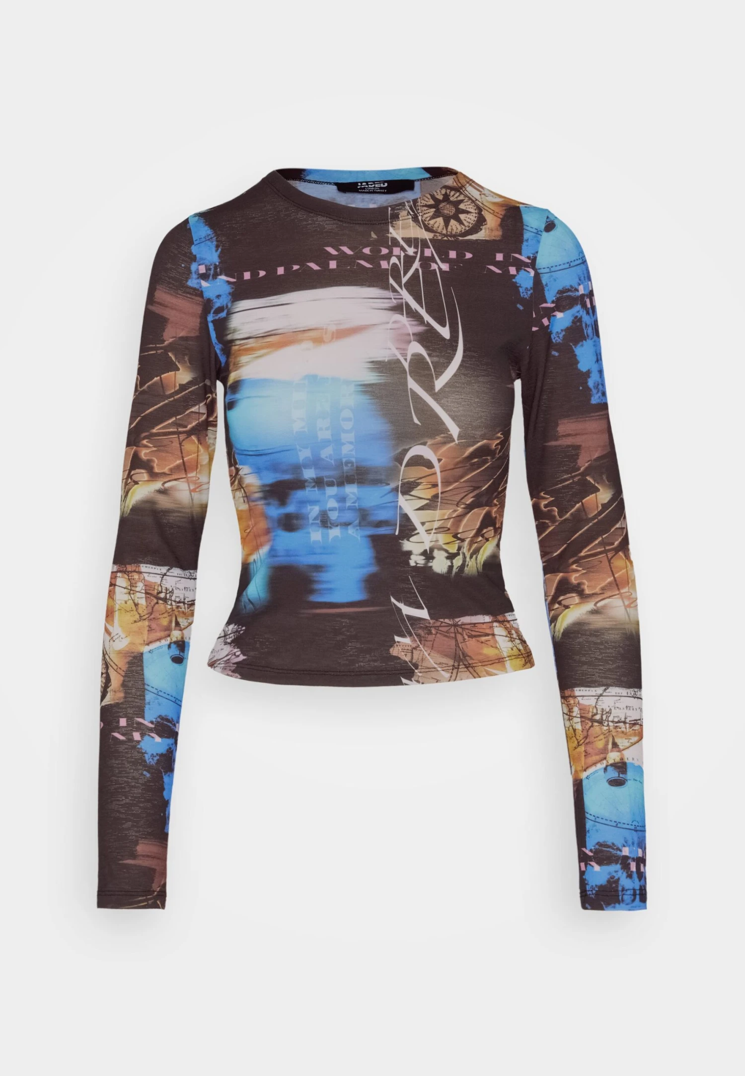 Jaded London LONG SLEEVE TISSUE SCRIBBLE DREAM PRINT - Bluzka Z Długim Rękawem - Black 5 Jaded London LONG SLEEVE TISSUE SCRIBBLE DREAM PRINT - Bluzka Z Długim Rękawem - Black - obrazek 5