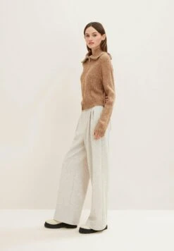 TOM TAILOR Denim Spodnie Materiałowe - Cloud Grey Melange 7 TOM TAILOR Denim Spodnie Materiałowe - Cloud Grey Melange -Ulla Popken Sklep 03164b214d8444f5b081c7d180198fa7