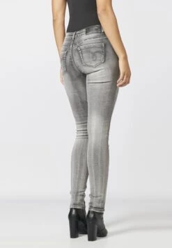 Koroshi Jeansy Skinny Fit - Gris 11 Koroshi Jeansy Skinny Fit - Gris -Ulla Popken Sklep 032d2eb5fc774603ad696e7e474e7b0e