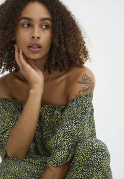 SUNNY FLORENCE - Sukienka Letnia - Dress Blue Dot Print -Ulla Popken Sklep 05330cdf8e0146fcb0fc0a32c6743481