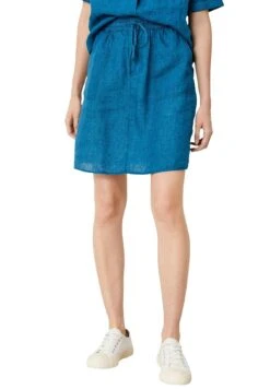 S.Oliver ROCK AUS LEINEN - Spódnica Trapezowa - Dark Teal Melange 12 S.Oliver ROCK AUS LEINEN - Spódnica Trapezowa - Dark Teal Melange -Ulla Popken Sklep 0a448a0d3b6b48cb82f2a75f2258ec87