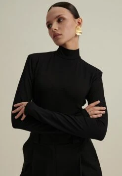 JOSIE - Bluzka Z Długim Rękawem - Black