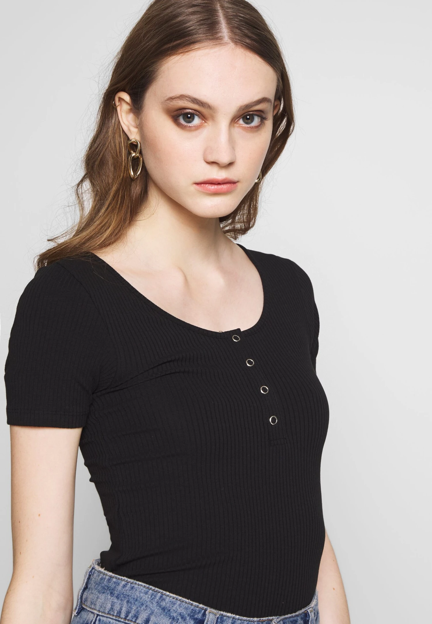 Pieces NOOS - T-shirt Z Nadrukiem - Black 4 Pieces NOOS - T-shirt Z Nadrukiem - Black - obrazek 4