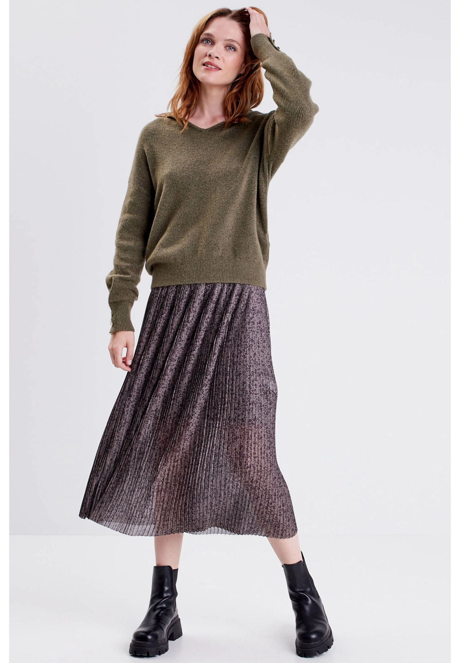 PLISSIERTER - Spódnica Plisowana - Brown 1 PLISSIERTER - Spódnica Plisowana - Brown