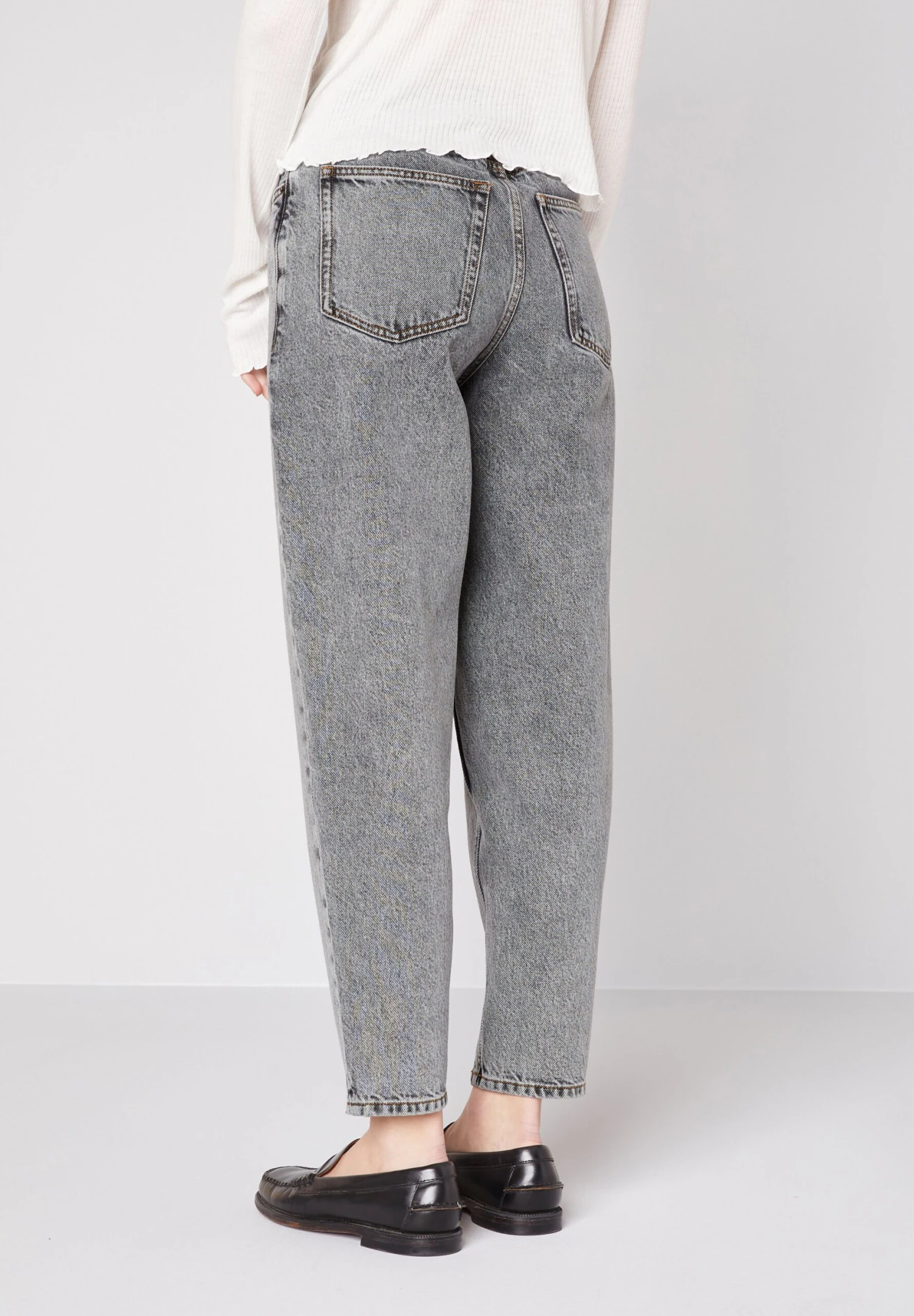 American Vintage YOPDAY - Jeansy Zwężane - Salt And Pepper 3 American Vintage YOPDAY - Jeansy Zwężane - Salt And Pepper - obrazek 3