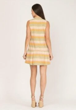 CORTO ESTAMPADO MANGA SISA - Sukienka Letnia - Beige -Ulla Popken Sklep 0d0849480be14c66b8dc2359ce8ba8c9