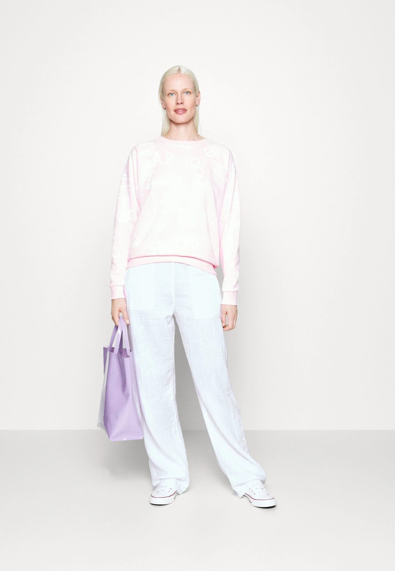 V GAUZE PANT - Spodnie Materiałowe - Fresh White 2 V GAUZE PANT - Spodnie Materiałowe - Fresh White - obrazek 2