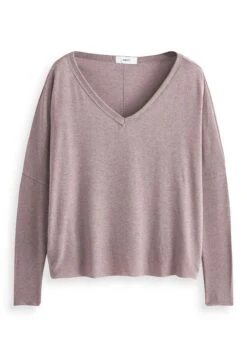 Next RAW EDGE V-NECK - Bluzka Z Długim Rękawem - Lilac Purple 12 Next RAW EDGE V-NECK - Bluzka Z Długim Rękawem - Lilac Purple -Ulla Popken Sklep 12d01d12a8414191ae9c294b89e131e4