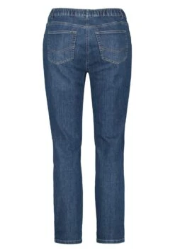 VERKÜRZT 5-POCKET BETTY - Jeansy Slim Fit - Dark Blue Denim 14 VERKÜRZT 5-POCKET BETTY - Jeansy Slim Fit - Dark Blue Denim -Ulla Popken Sklep 13d06b51053540e5b1eb00f90f3dcdf6