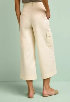 Next RICH CROPPED UTILITY - Bojówki - Stone Cream -Ulla Popken Sklep 14ad7dfb67004be282df685c2065b07d