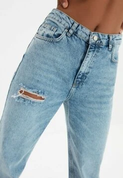 Trendyol Jeansy Relaxed Fit - Blue 9 Trendyol Jeansy Relaxed Fit - Blue -Ulla Popken Sklep 1690694864e24285b2908586e95f5018