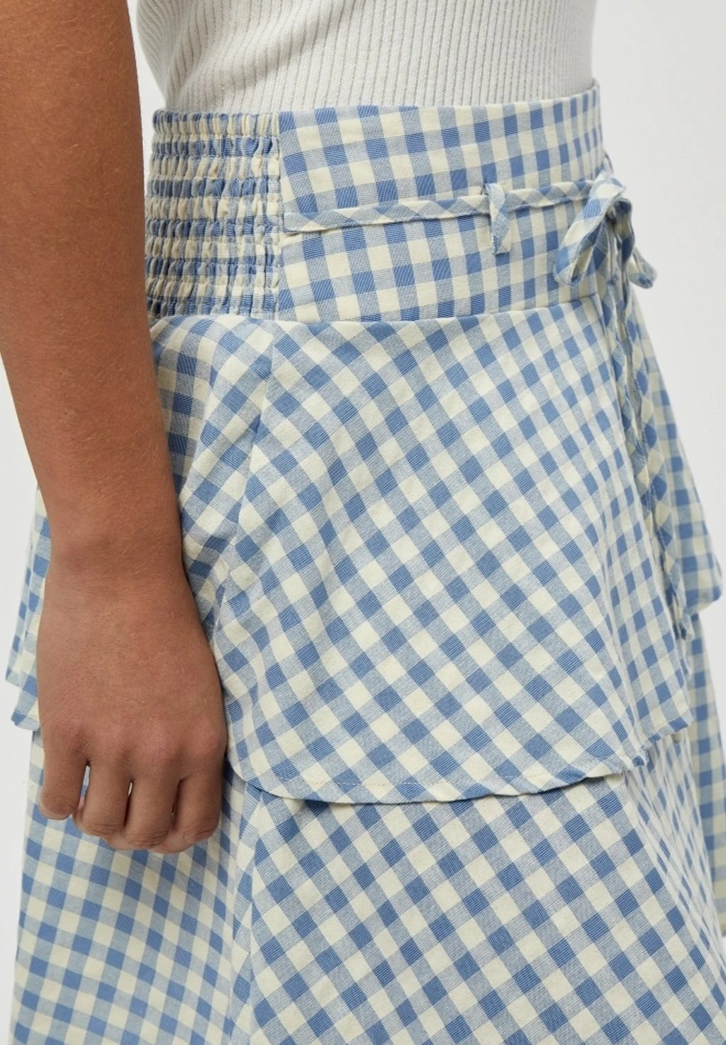 Minus VALIKA - Spódnica Trapezowa - Blue 4 Minus VALIKA - Spódnica Trapezowa - Blue - obrazek 4