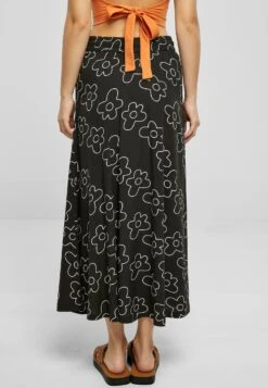 URBAN CLASSICS Spódnica Trapezowa - Blackflower -Ulla Popken Sklep 1db5199ffbfd46eea0d7814539c9a53f