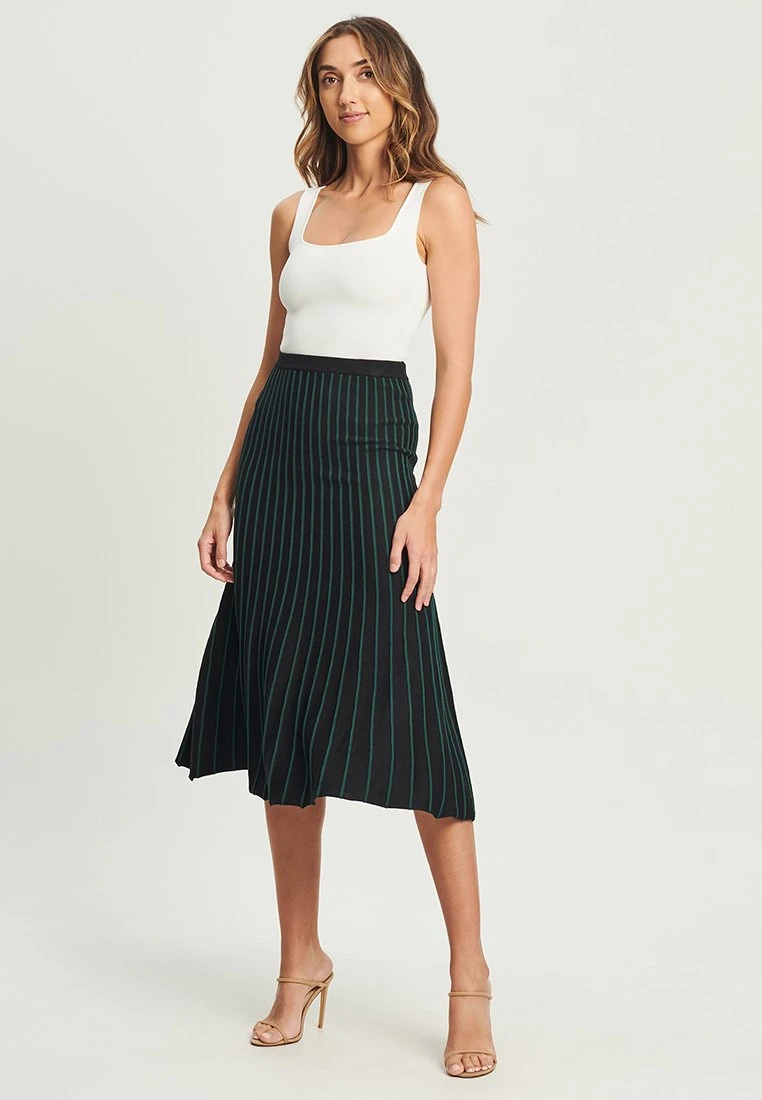 Tussah ARIANNE - Spódnica Trapezowa - Emerald 1 Tussah ARIANNE - Spódnica Trapezowa - Emerald