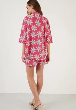 LELA TWO PIECE SET - REGULAR FIT - Szorty - Fuchsia -Ulla Popken Sklep 1e1fa554c1644b88bb2fc65e06a014ba