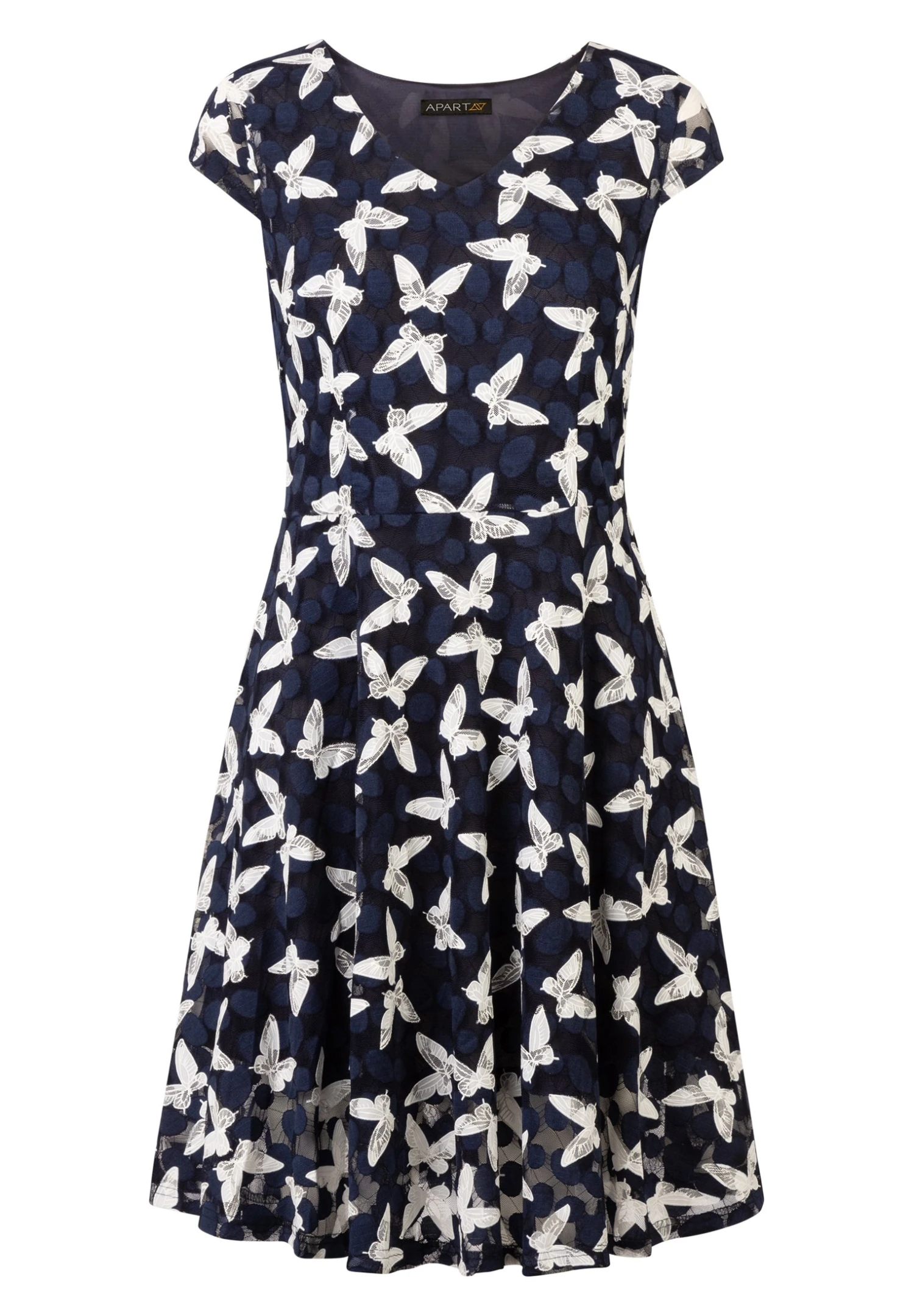 APART - Sukienka Letnia - Navy 4 APART - Sukienka Letnia - Navy - obrazek 4