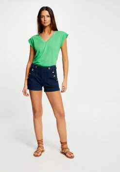 MORGAN T-shirt Basic - Green