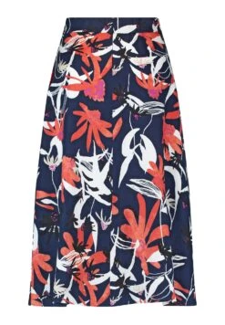 Gerry Weber LANG WEIT LANGER AUS - Spódnica Trapezowa - Blau Rot Orange Druck 12 Gerry Weber LANG WEIT LANGER AUS - Spódnica Trapezowa - Blau Rot Orange Druck -Ulla Popken Sklep 1fabcadaafe141fa8559eee9958b3932