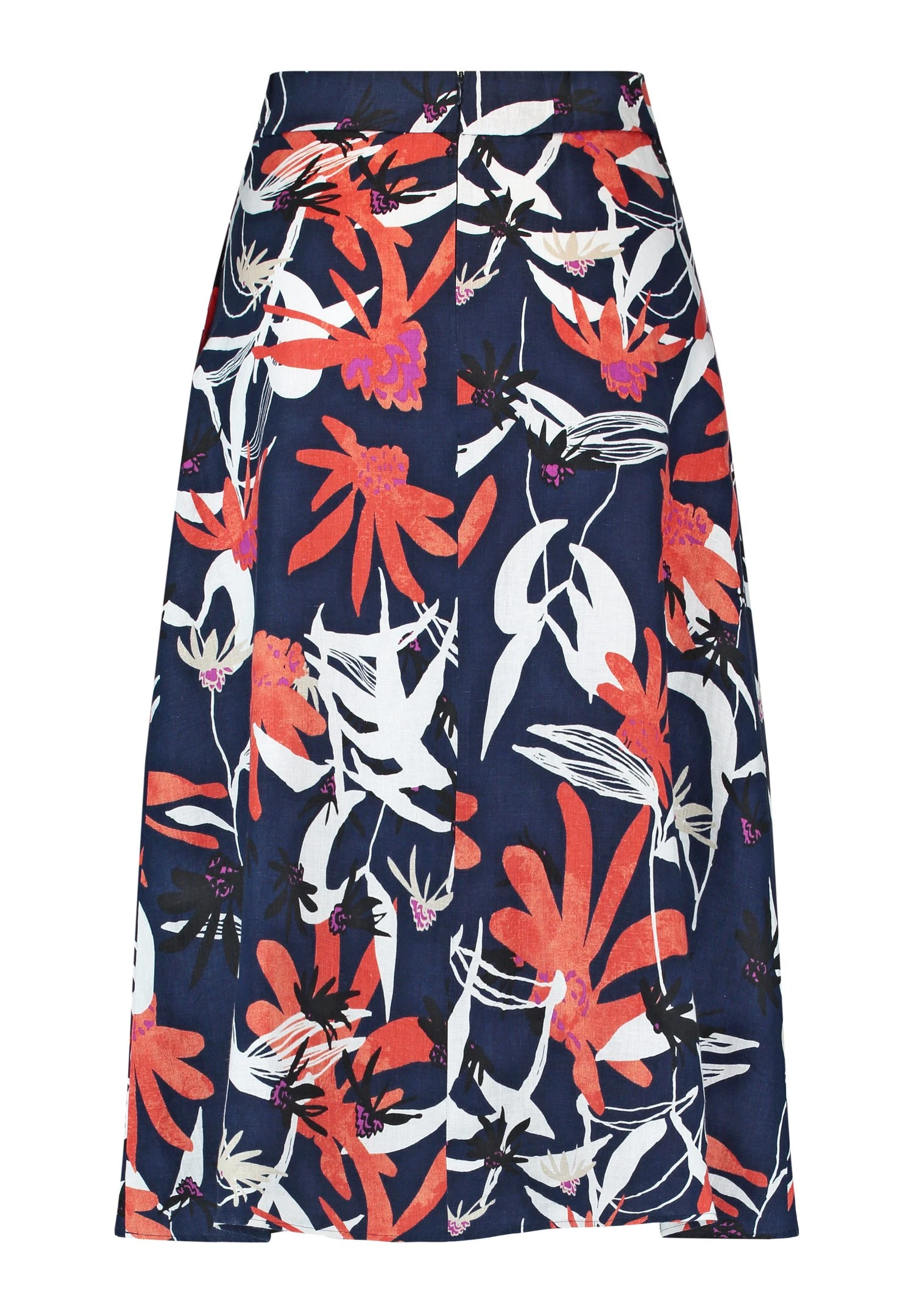 Gerry Weber LANG WEIT LANGER AUS - Spódnica Trapezowa - Blau Rot Orange Druck 6 Gerry Weber LANG WEIT LANGER AUS - Spódnica Trapezowa - Blau Rot Orange Druck - obrazek 6