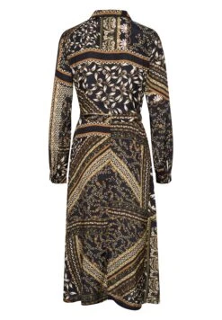 Kaffe KAFINE OLINE - Sukienka Koszulowa - Black/brown Scarf Print 11 Kaffe KAFINE OLINE - Sukienka Koszulowa - Black/brown Scarf Print -Ulla Popken Sklep 271c410b0d824c69a3611bdb642c9a3c