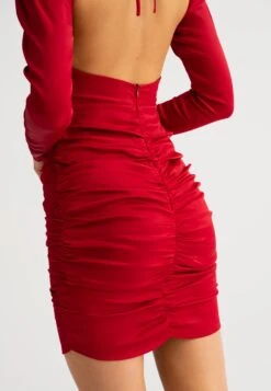 CHARLOTTE - Sukienka Koktajlowa - Czerwony -Ulla Popken Sklep 2a23d0d5b33a4aa29a264d7cd5aaccd9