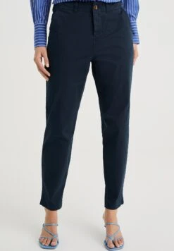 WE FASHION REGULAR FIT - Chinosy - Blue