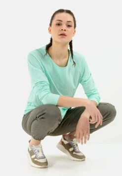 Camel Active E LANGARM - Bluzka Z Długim Rękawem - Opal -Ulla Popken Sklep 2ca5653814124f1594afab22da2ee85b