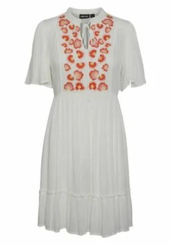 Pieces PCKERSTEY - Sukienka Letnia - Cloud Dancer -Ulla Popken Sklep 2d9287d96d9b465faeab0c8bc0e015c3