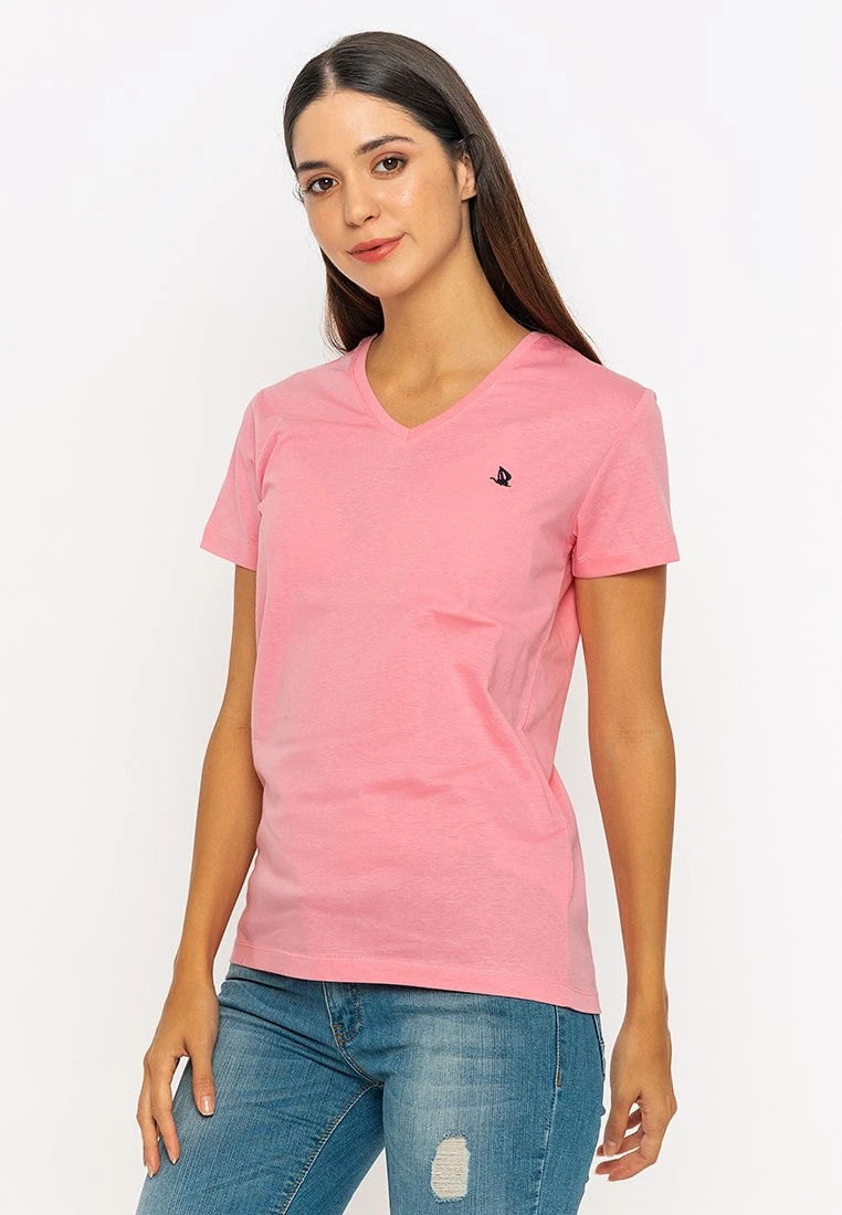 T-shirt Basic - Pink 3 T-shirt Basic - Pink - obrazek 3