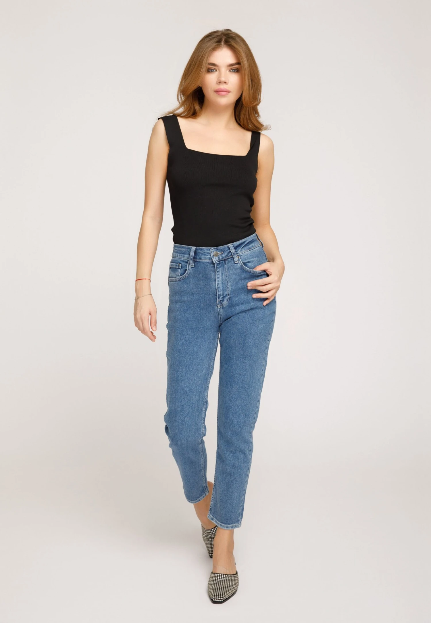 Jeansy Slim Fit - Blue Denim 2 Jeansy Slim Fit - Blue Denim - obrazek 2