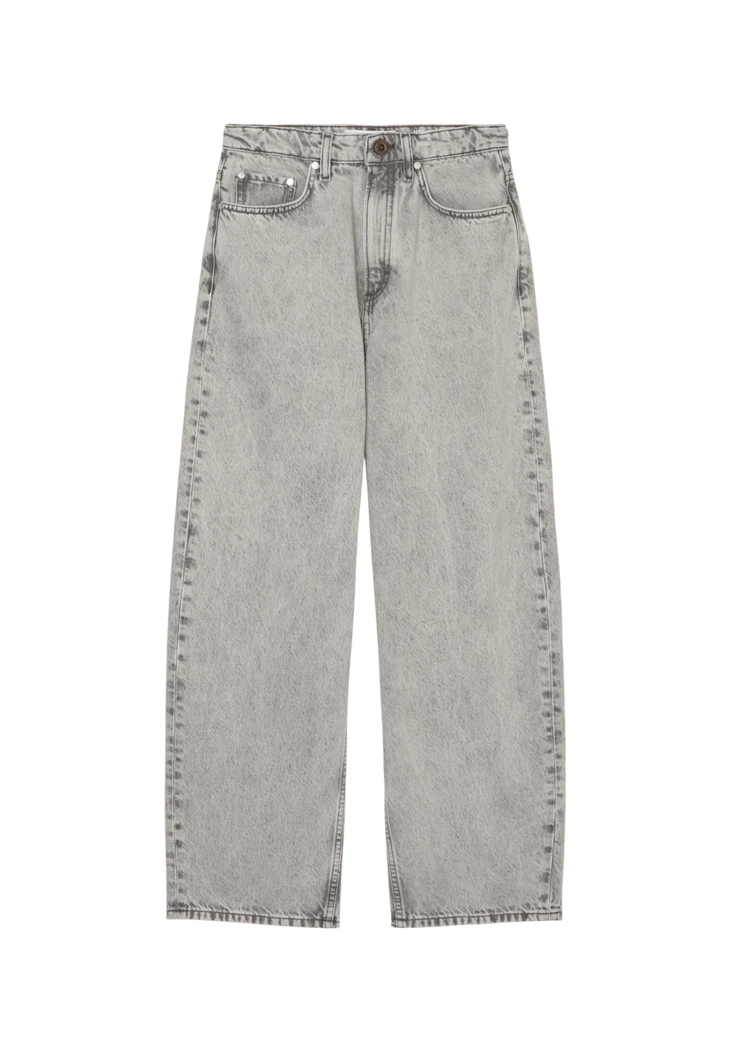 Marc O'Polo BARREL - Jeansy Straight Leg - Authentic Light Grey Wash 5 Marc O'Polo BARREL - Jeansy Straight Leg - Authentic Light Grey Wash - obrazek 5