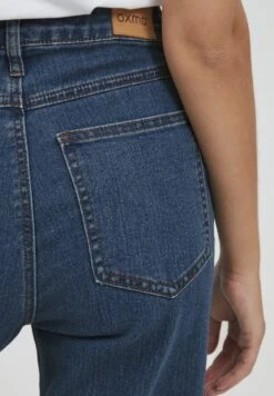 OXMO OXANNI - Jeansy Dzwony - Mid Blue Denim -Ulla Popken Sklep 34e07a66d1ea420297c1f9de0a5a01ab