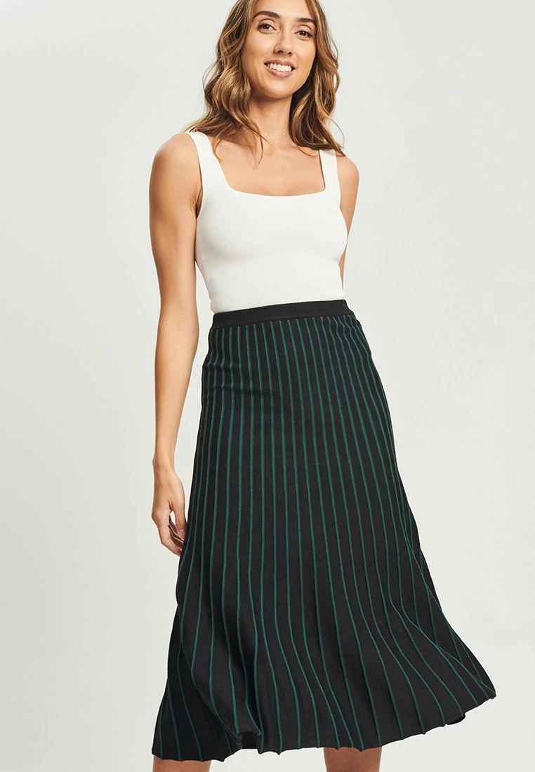 Tussah ARIANNE - Spódnica Trapezowa - Emerald 5 Tussah ARIANNE - Spódnica Trapezowa - Emerald - obrazek 5