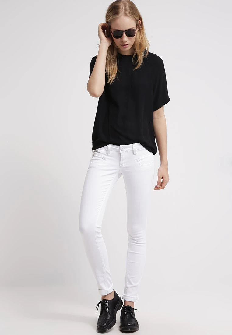 Freeman T. Porter ALEXA - Jeansy Slim Fit - White 2 Freeman T. Porter ALEXA - Jeansy Slim Fit - White - obrazek 2