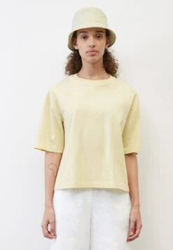 Marc O'Polo T-shirt Z Nadrukiem - Bleached Vanilla