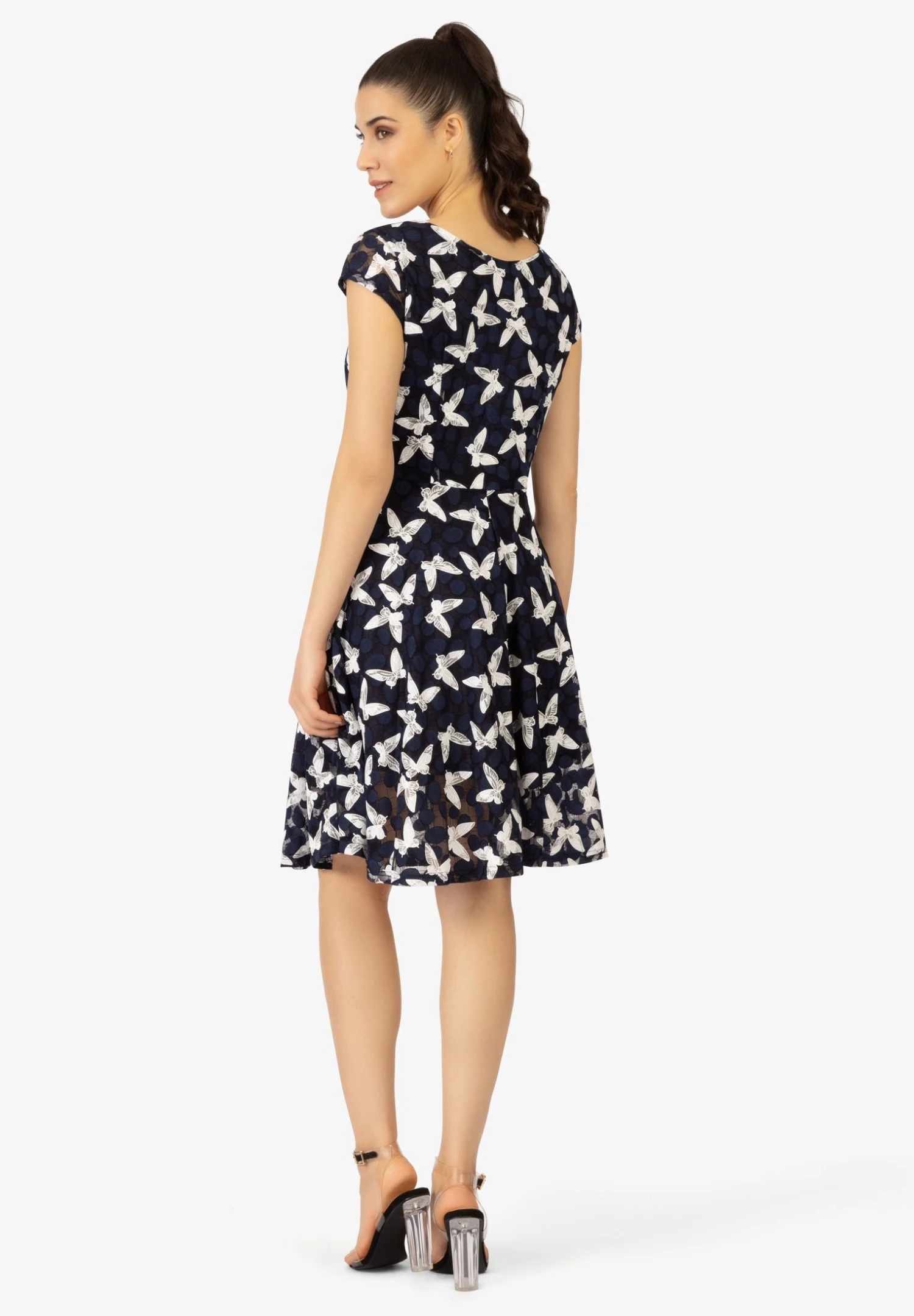 APART - Sukienka Letnia - Navy 2 APART - Sukienka Letnia - Navy - obrazek 2