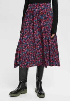 ESPRIT GERAFFTER MIT PRINT - Spódnica Plisowana - Pink