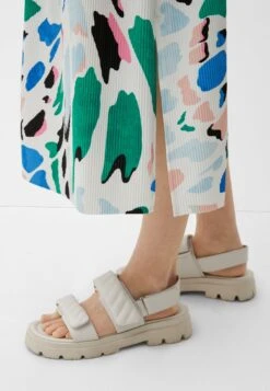 S.Oliver MIT ALLOVER - Spódnica Trapezowa - Ecru 9 S.Oliver MIT ALLOVER - Spódnica Trapezowa - Ecru -Ulla Popken Sklep 399a41f27fdd442fa121f0840803704f