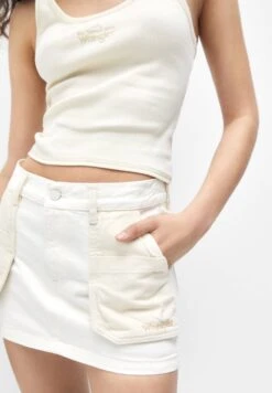 PULL & BEAR WRANGLER - Spódnica Trapezowa - Sand -Ulla Popken Sklep 3aa438067ca840b99a4acd4628d6db03