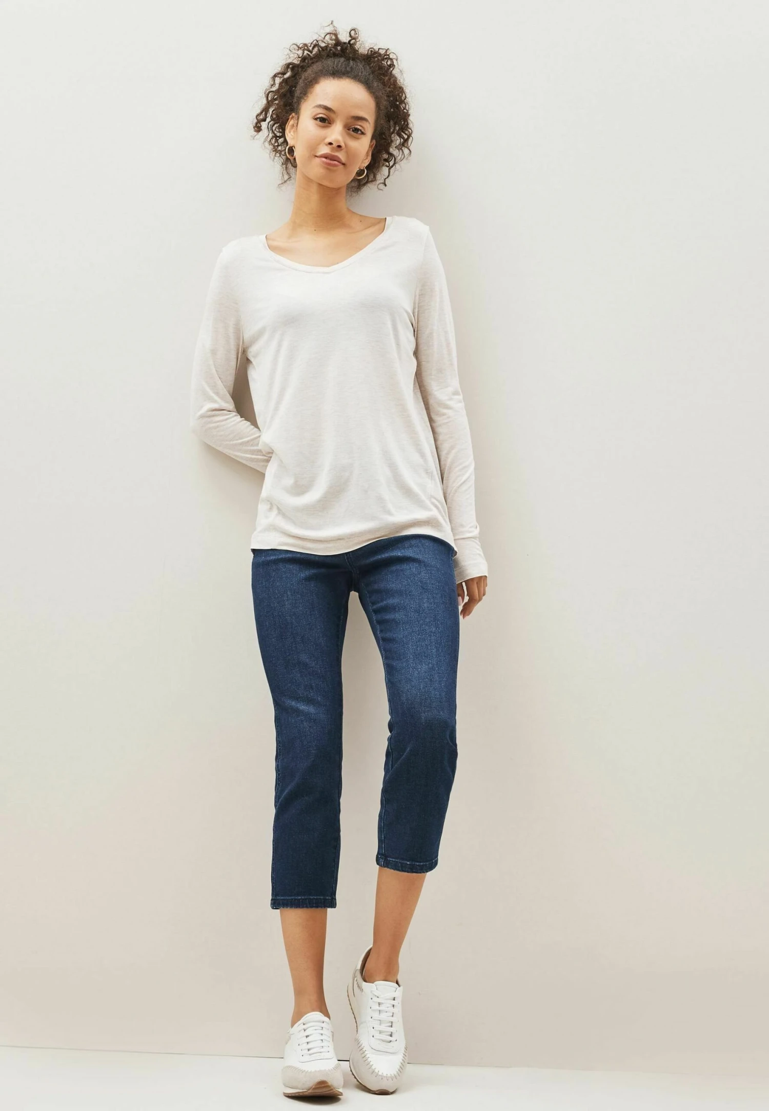 Next CROPPED - Jeansy Slim Fit - Inky Blue 2 Next CROPPED - Jeansy Slim Fit - Inky Blue - obrazek 2