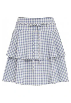 Minus VALIKA - Spódnica Trapezowa - Blue 9 Minus VALIKA - Spódnica Trapezowa - Blue -Ulla Popken Sklep 3d464ce9ff1a454fb07a7d54c709259f