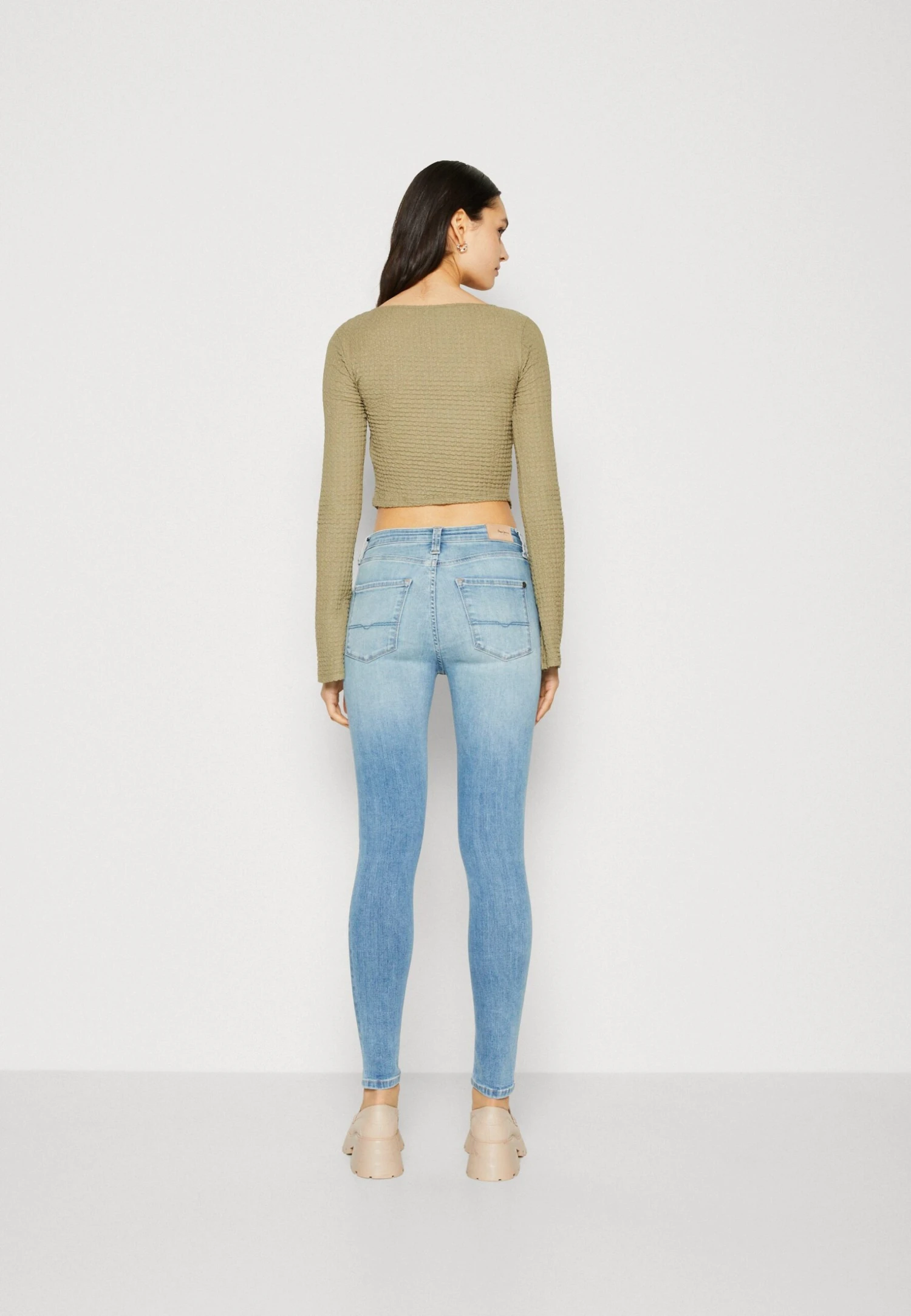 Pepe Jeans Jeansy Skinny Fit - Denim 3 Pepe Jeans Jeansy Skinny Fit - Denim - obrazek 3