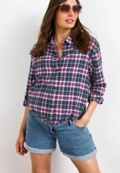 Next MATERNITY MOM STYLE STANDARD - Szorty Jeansowe - Light Blue Denim