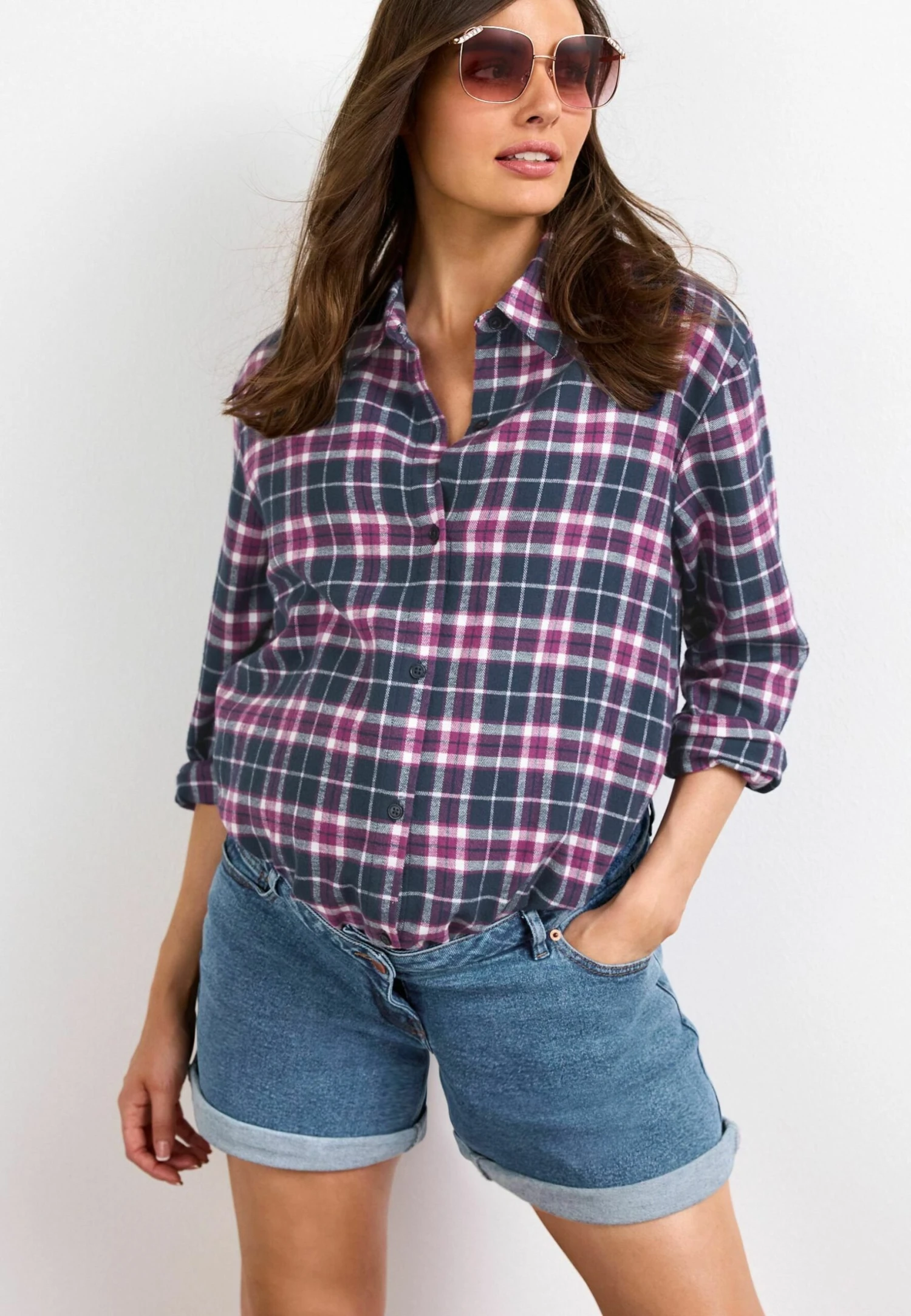 Next MATERNITY MOM STYLE STANDARD - Szorty Jeansowe - Light Blue Denim 1 Next MATERNITY MOM STYLE STANDARD - Szorty Jeansowe - Light Blue Denim