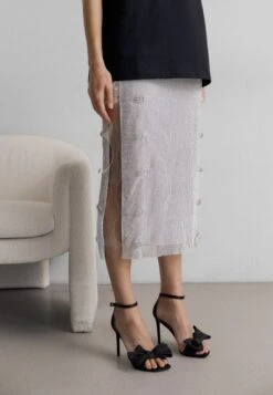 Christopher Kane THE LONGING SKIRT - Spódnica Ołówkowa - White