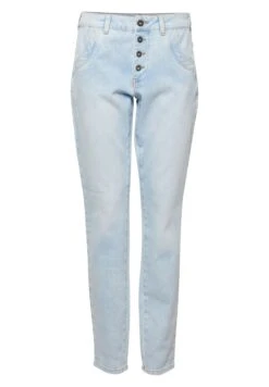 PULZ PZMELINA - Jeansy Slim Fit - Bleached Blue Denim -Ulla Popken Sklep 42e38be371134aa88d43eea1b9688934