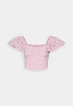 FREE PEOPLE THANK YOU VERY SWEETLY - T-shirt Z Nadrukiem - Blush Lilac -Ulla Popken Sklep 4523d6753eb54c78a1a7660dd0c14c07