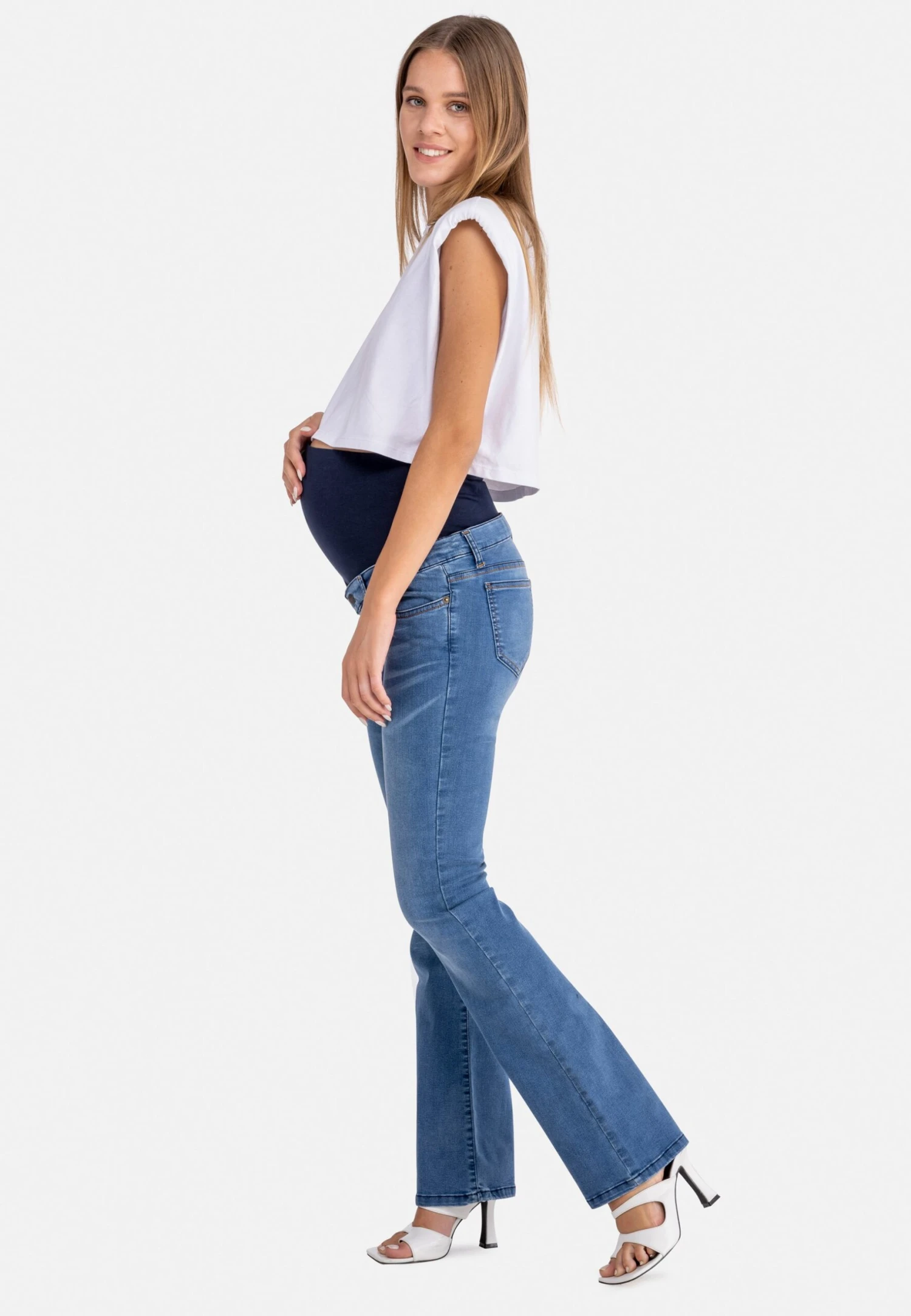 OVER THE BUMP TORINO DELUXE - Jeansy Bootcut - Light Wash 2 OVER THE BUMP TORINO DELUXE - Jeansy Bootcut - Light Wash - obrazek 2