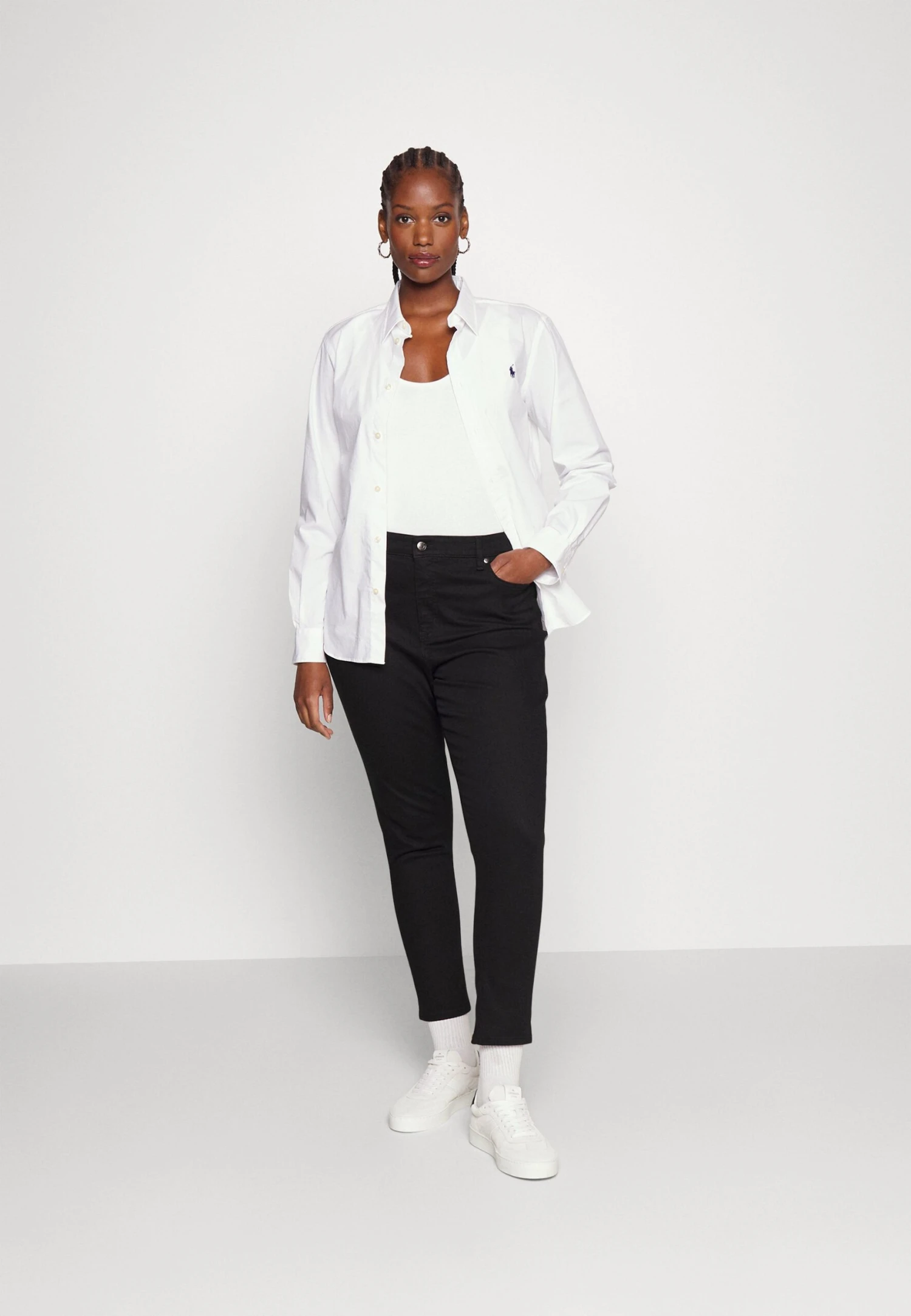 ANKLE - Jeansy Skinny Fit - Black Wash 2 ANKLE - Jeansy Skinny Fit - Black Wash - obrazek 2